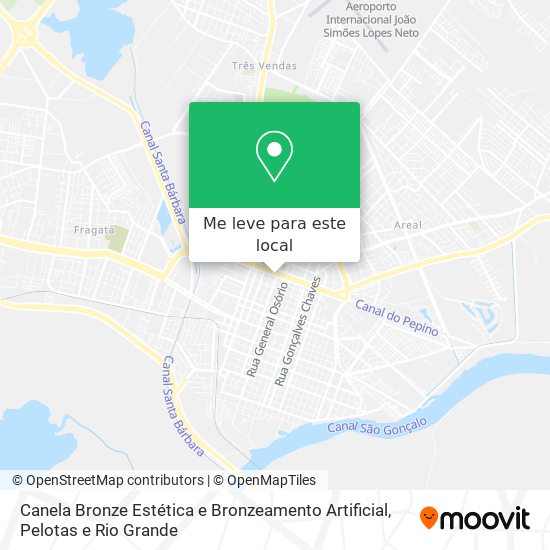 Canela Bronze Estética e Bronzeamento Artificial mapa