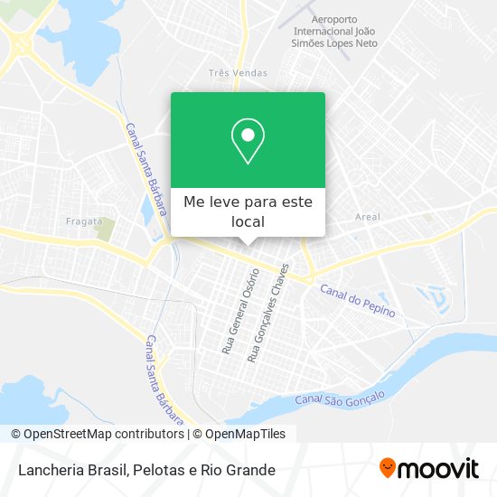 Lancheria Brasil mapa