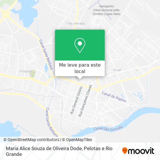 Maria Alice Souza de Oliveira Dode mapa