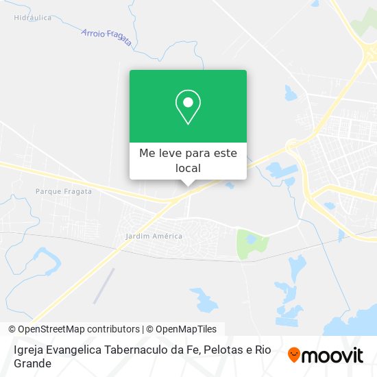 Igreja Evangelica Tabernaculo da Fe mapa