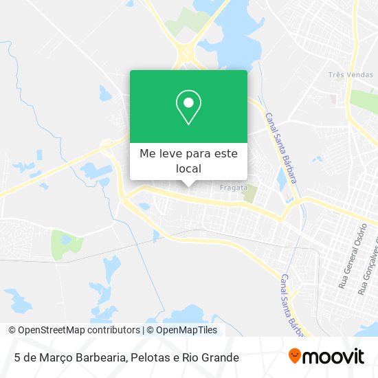 5 de Março Barbearia mapa