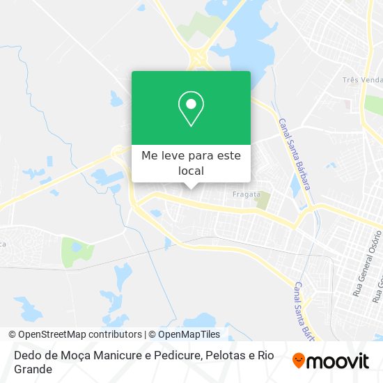 Dedo de Moça Manicure e Pedicure mapa