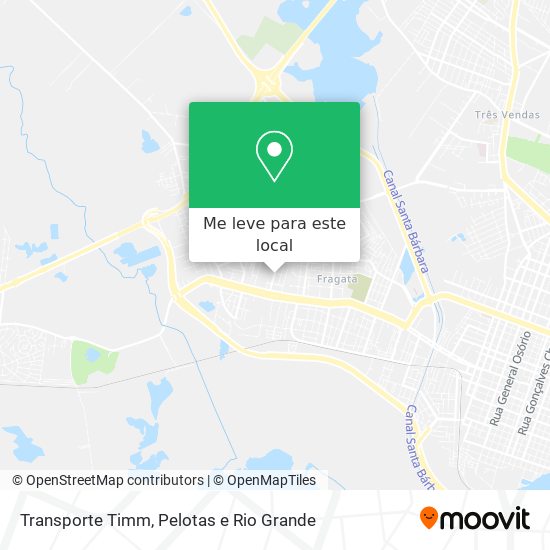 Transporte Timm mapa