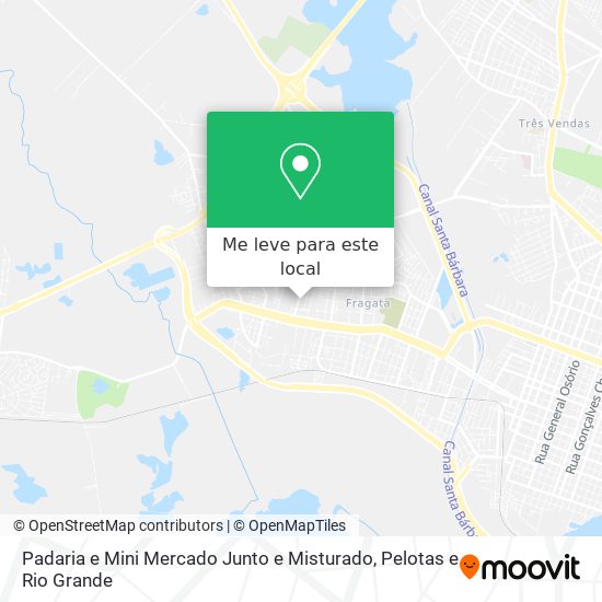 Padaria e Mini Mercado Junto e Misturado mapa