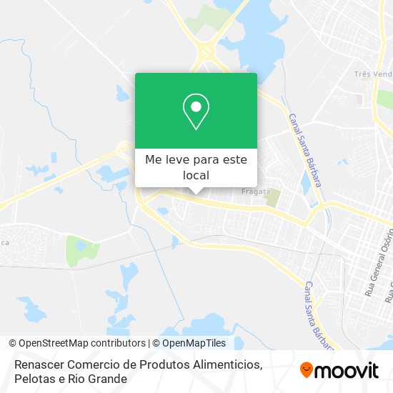 Renascer Comercio de Produtos Alimenticios mapa
