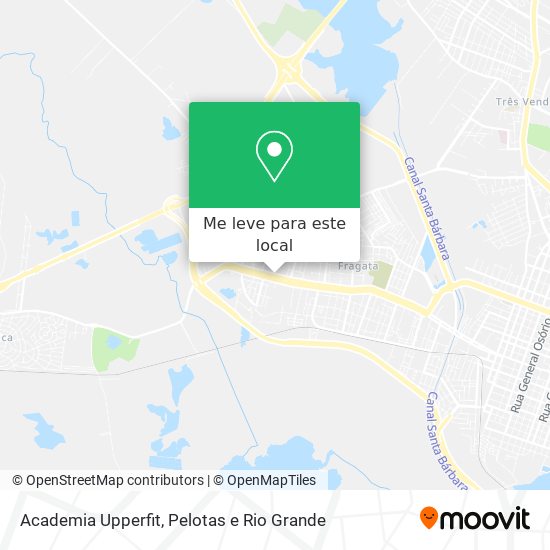 Academia Upperfit mapa