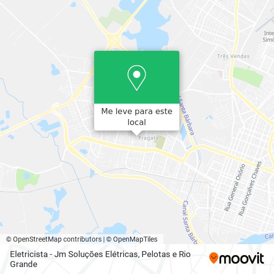 Eletricista - Jm Soluções Elétricas mapa