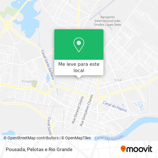 Pousada mapa