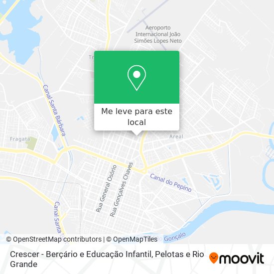 Crescer - Berçário e Educação Infantil mapa