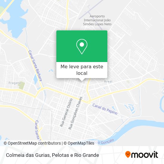 Colmeia das Gurias mapa