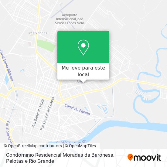 Condominio Residencial Moradas da Baronesa mapa