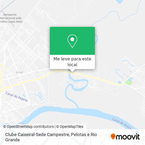 Clube Caixeiral-Sede Campestre mapa