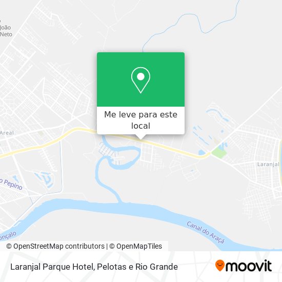Laranjal Parque Hotel mapa