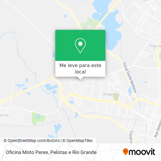 Oficina Moto Peres mapa