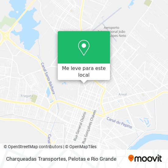 Charqueadas Transportes mapa