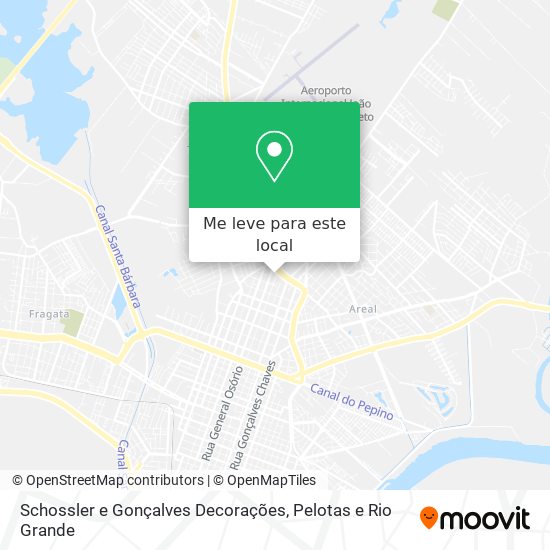 Schossler e Gonçalves Decorações mapa