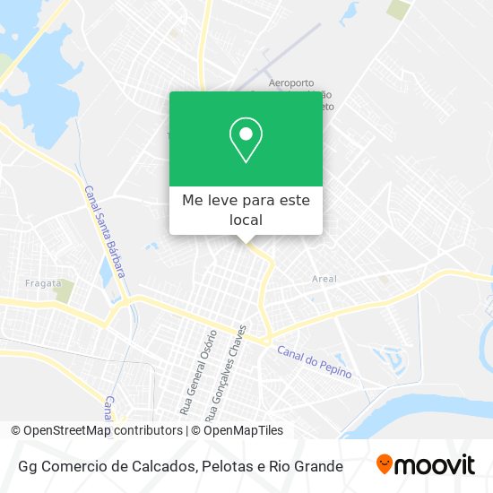 Gg Comercio de Calcados mapa