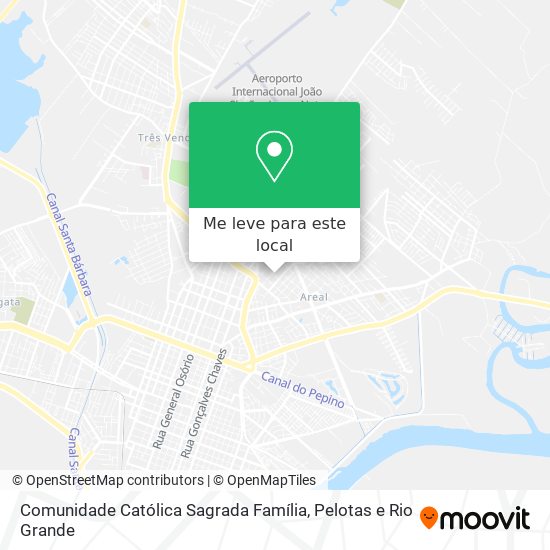 Comunidade Católica Sagrada Família mapa