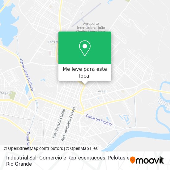 Industrial Sul- Comercio e Representacoes mapa