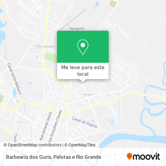 Barbearia dos Guris mapa