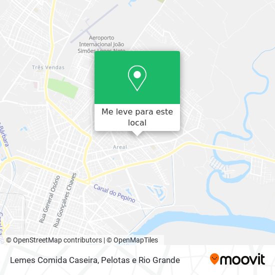Lemes Comida Caseira mapa