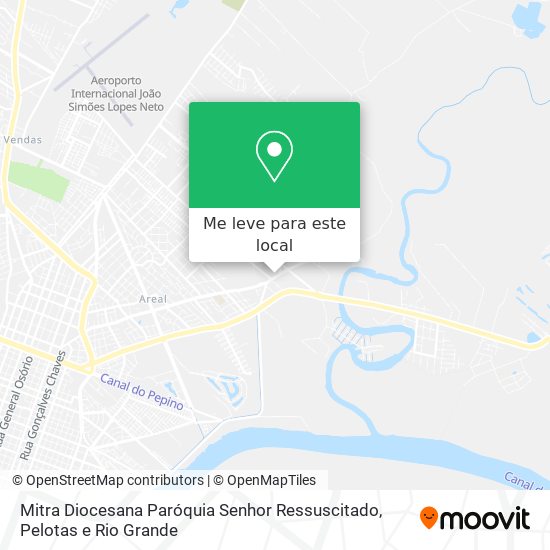 Mitra Diocesana Paróquia Senhor Ressuscitado mapa