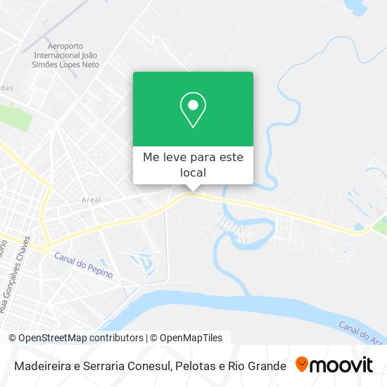 Madeireira e Serraria Conesul mapa