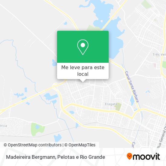 Madeireira Bergmann mapa