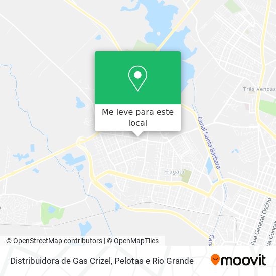 Distribuidora de Gas Crizel mapa
