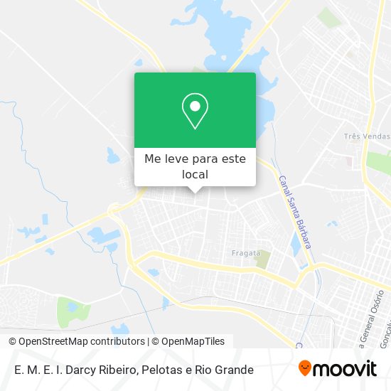 E. M. E. I. Darcy Ribeiro mapa