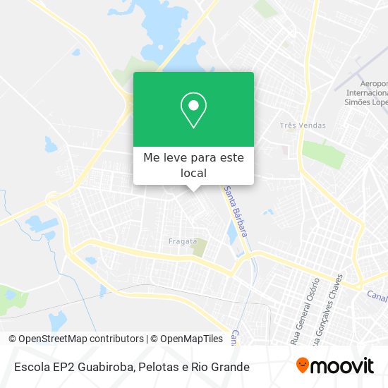 Escola EP2 Guabiroba mapa