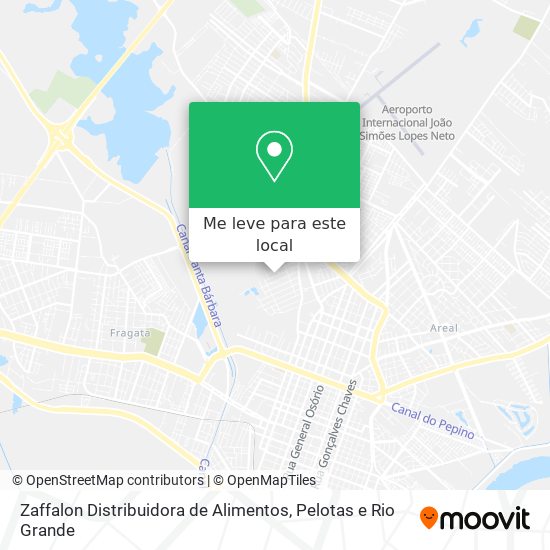 Zaffalon Distribuidora de Alimentos mapa