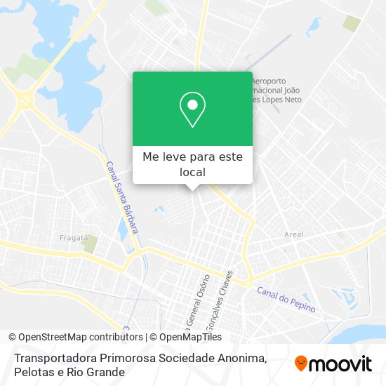 Transportadora Primorosa Sociedade Anonima mapa