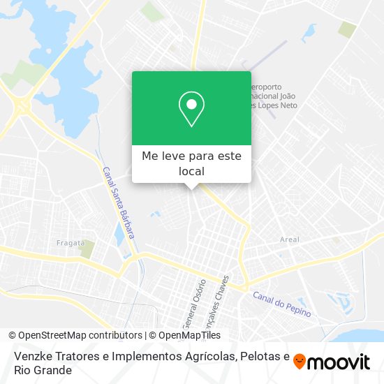 Venzke Tratores e Implementos Agrícolas mapa
