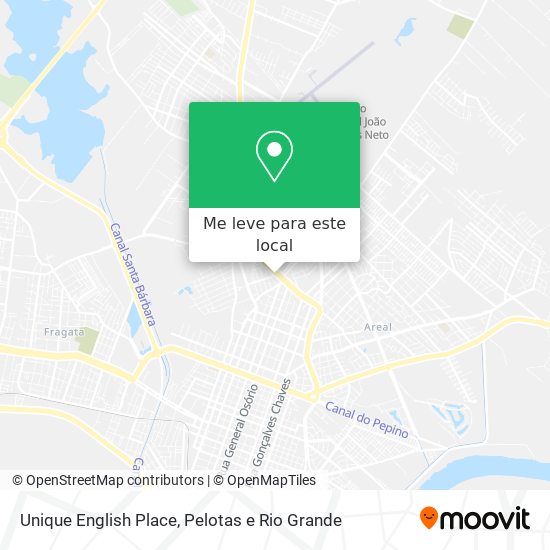 Unique English Place mapa