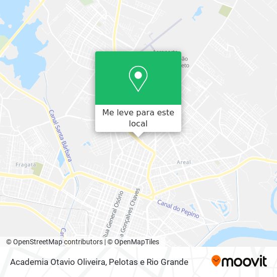 Academia Otavio Oliveira mapa