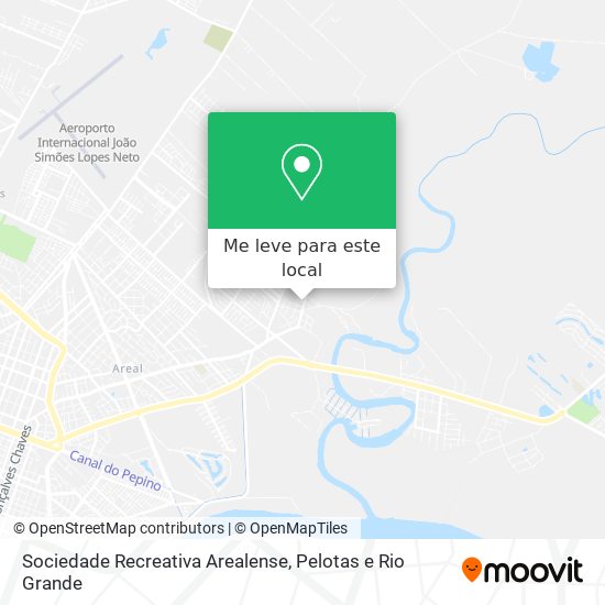 Sociedade Recreativa Arealense mapa