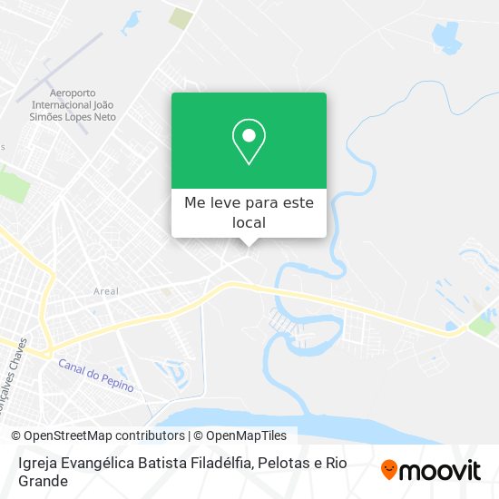 Igreja Evangélica Batista Filadélfia mapa