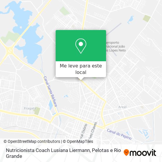 Nutricionista Coach Lusiana Liermann mapa