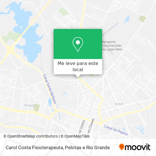 Carol Costa Fisioterapeuta mapa