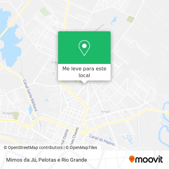 Mimos da Jú mapa