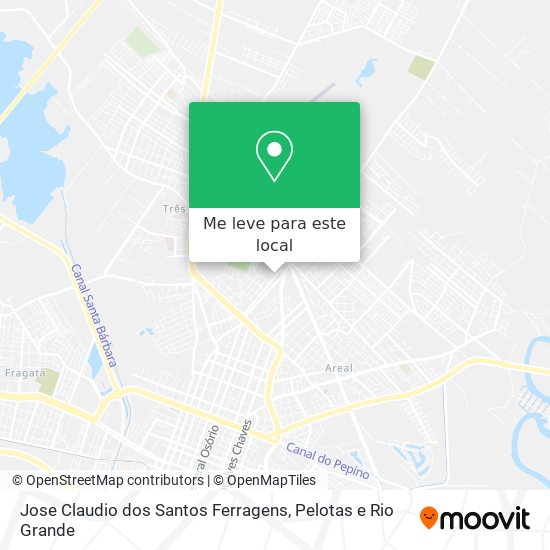 Jose Claudio dos Santos Ferragens mapa