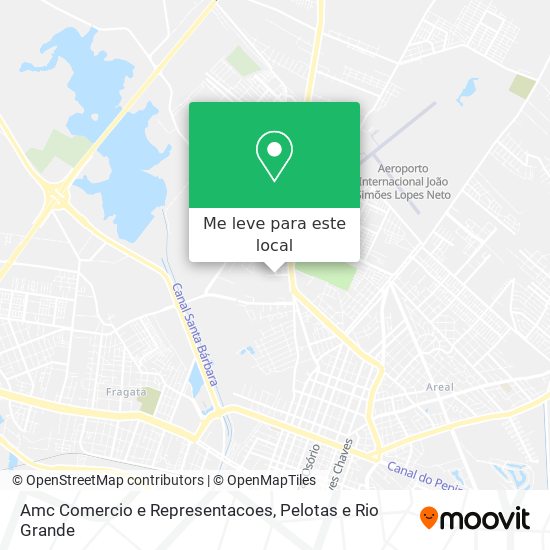 Amc Comercio e Representacoes mapa