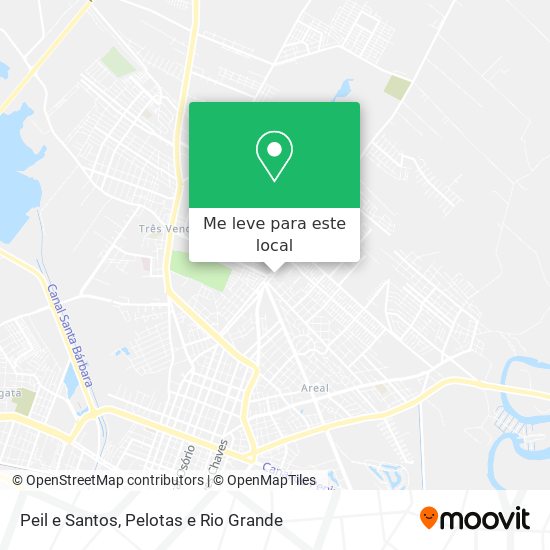 Peil e Santos mapa
