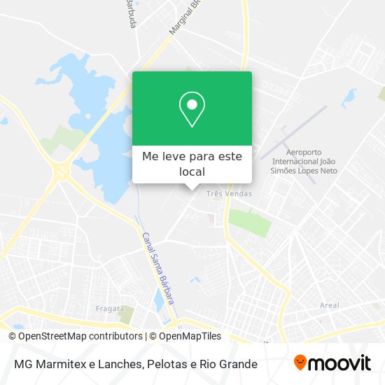 MG Marmitex e Lanches mapa