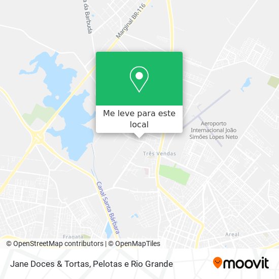Jane Doces & Tortas mapa