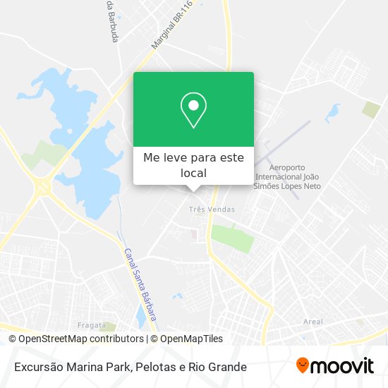 Excursão Marina Park mapa