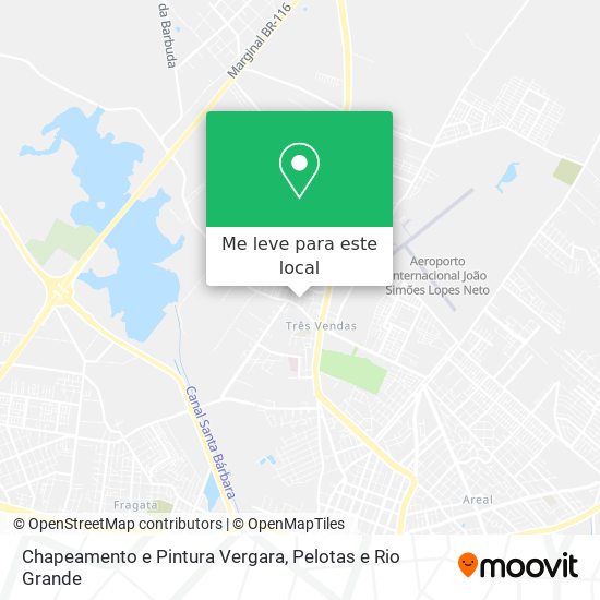 Chapeamento e Pintura Vergara mapa
