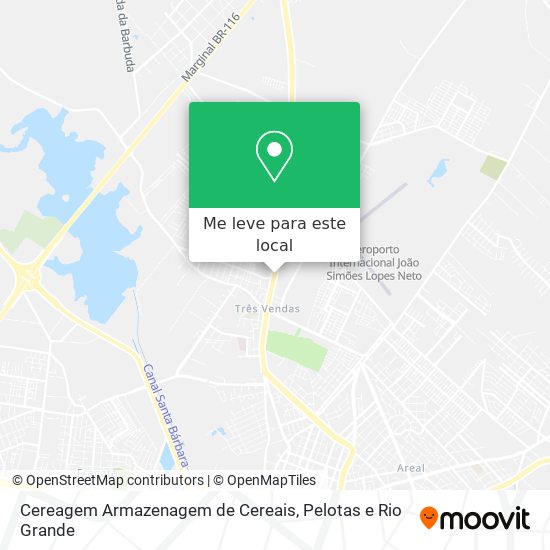 Cereagem Armazenagem de Cereais mapa