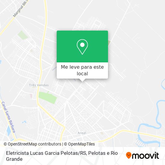 Eletricista Lucas Garcia Pelotas / RS mapa